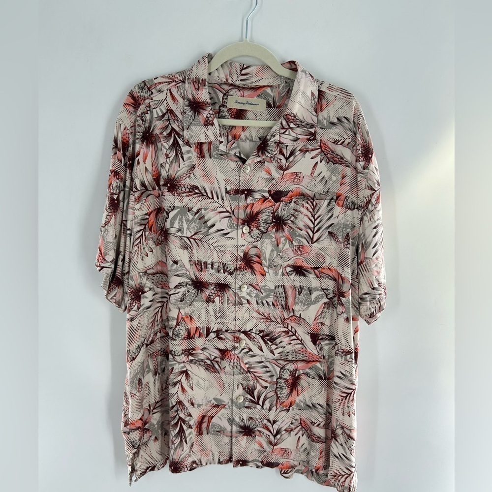 Tommy Bahama, Tropical Silk Print Men's Shirt